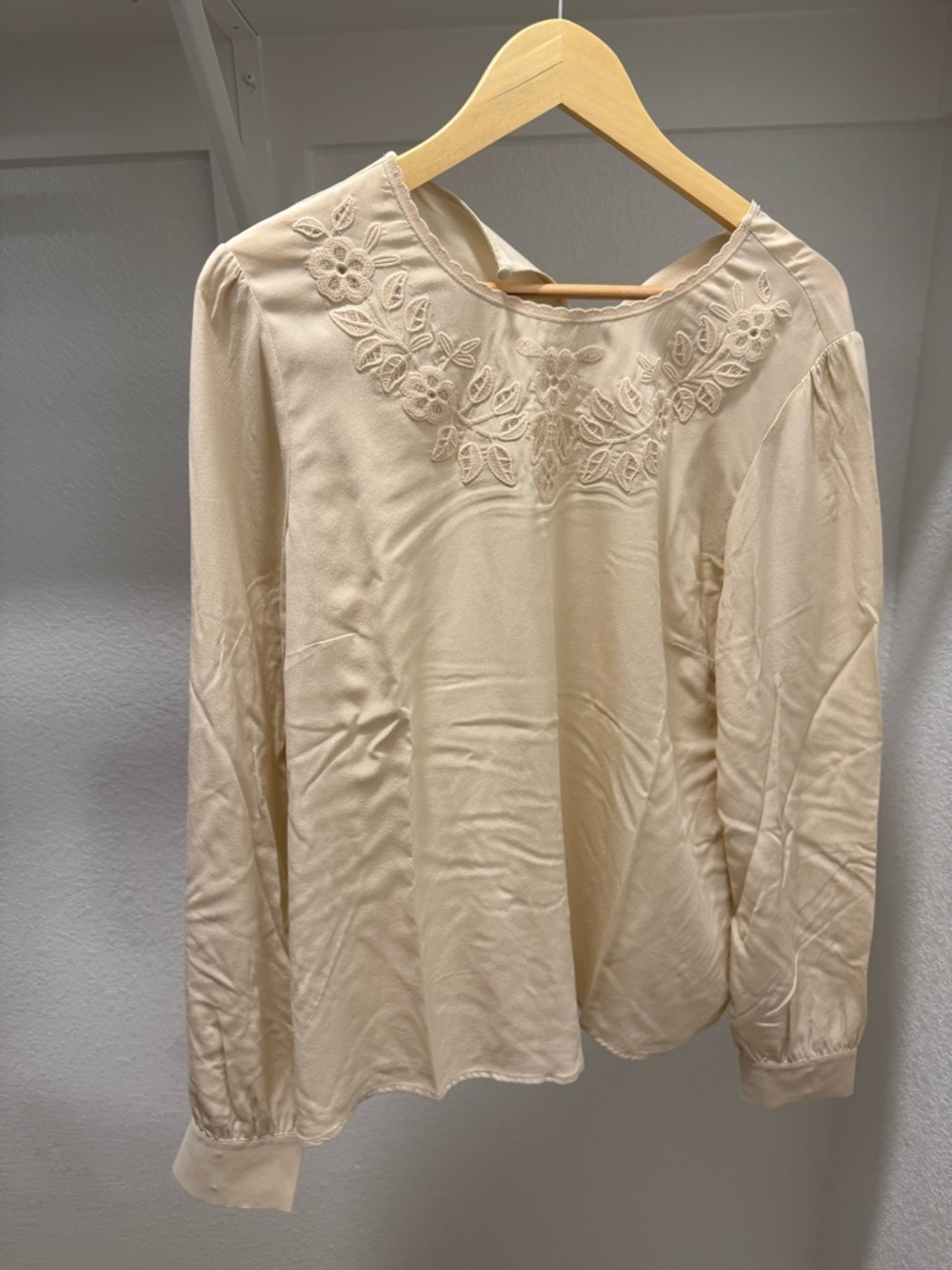 Sezane Carlotine cream Blouse